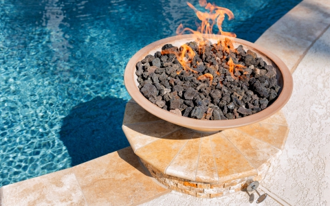 Custom Fire Pits - Pulliam Pools.