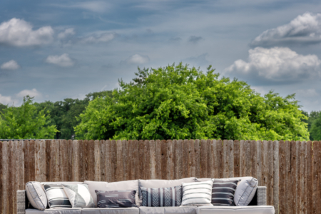 Pool seating in pool.